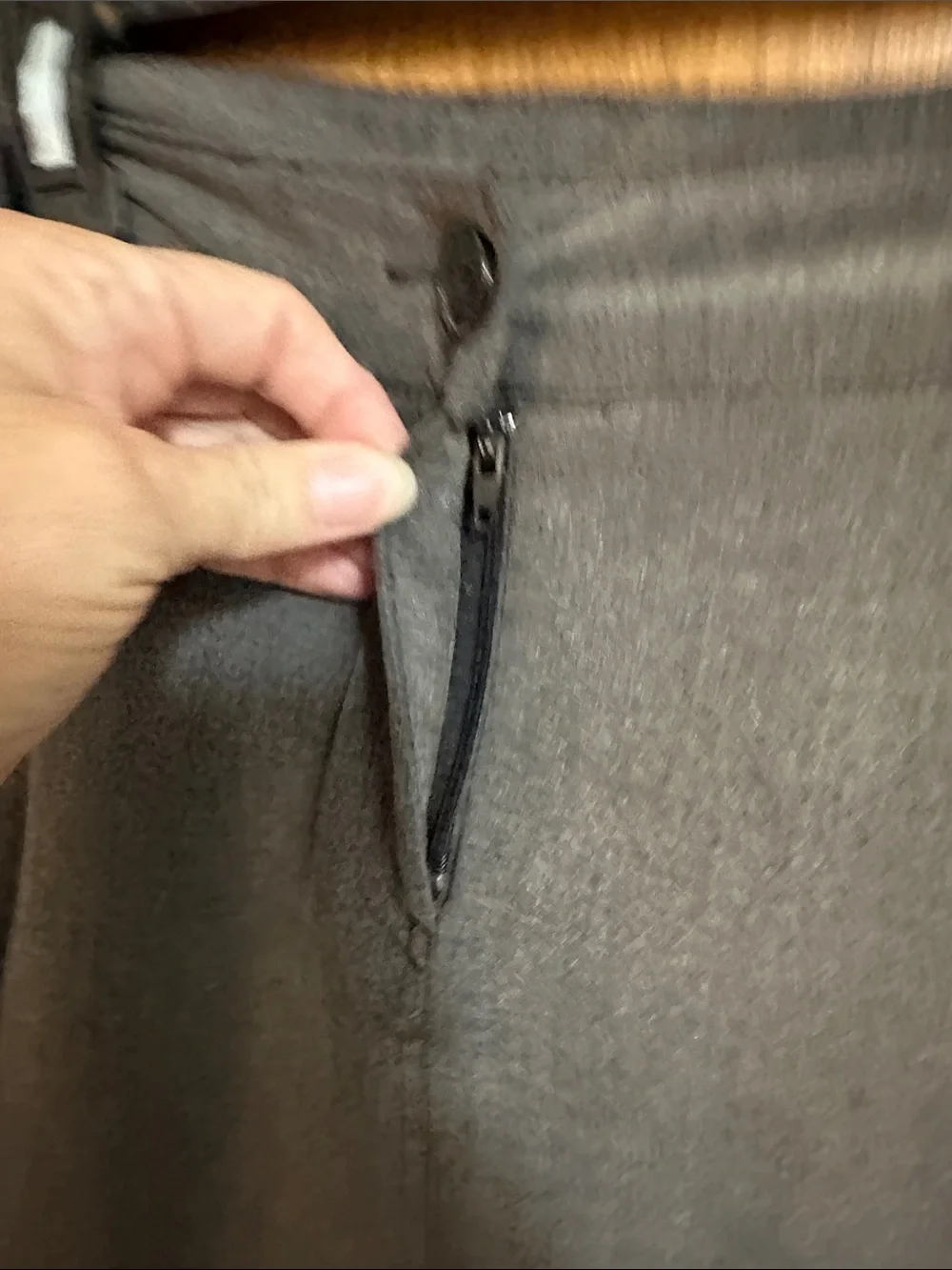Larry Levine Gray A-Line Skirt